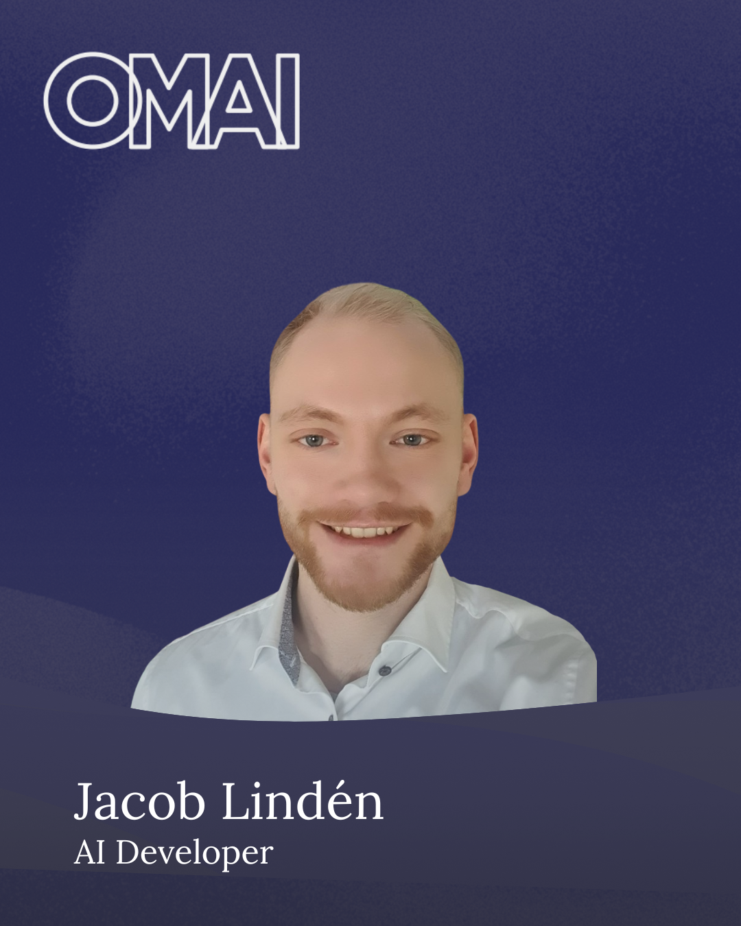 Jacob Lindén, ny medarbetare på OMAI