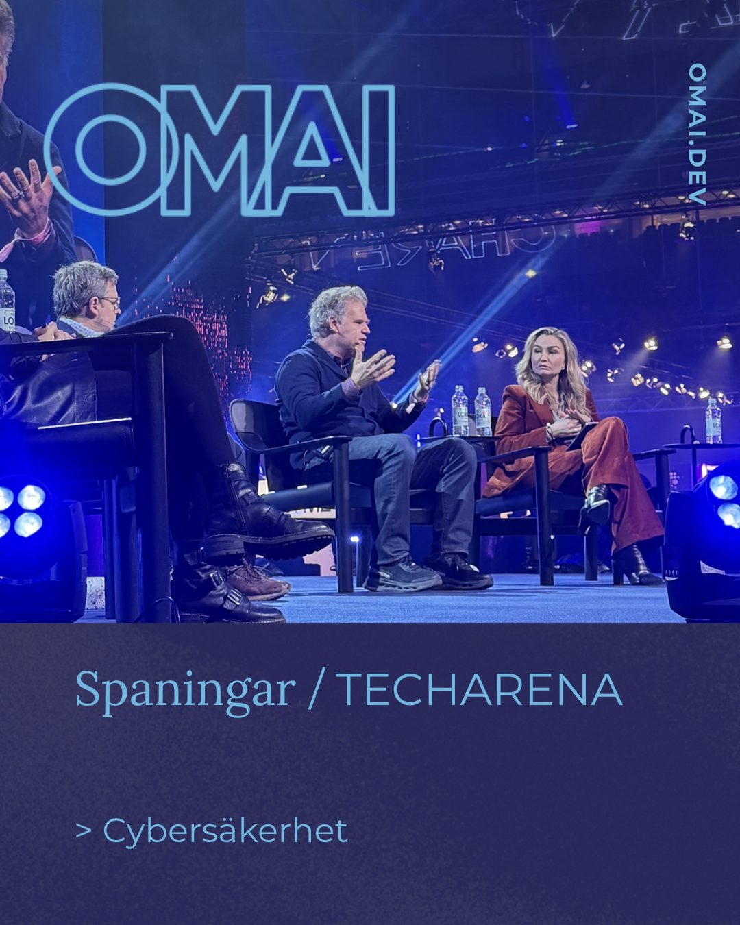 OMAI Insights - Navigera i AI-transformationen: Insikter om säkerhet och ledarskap från Techarena